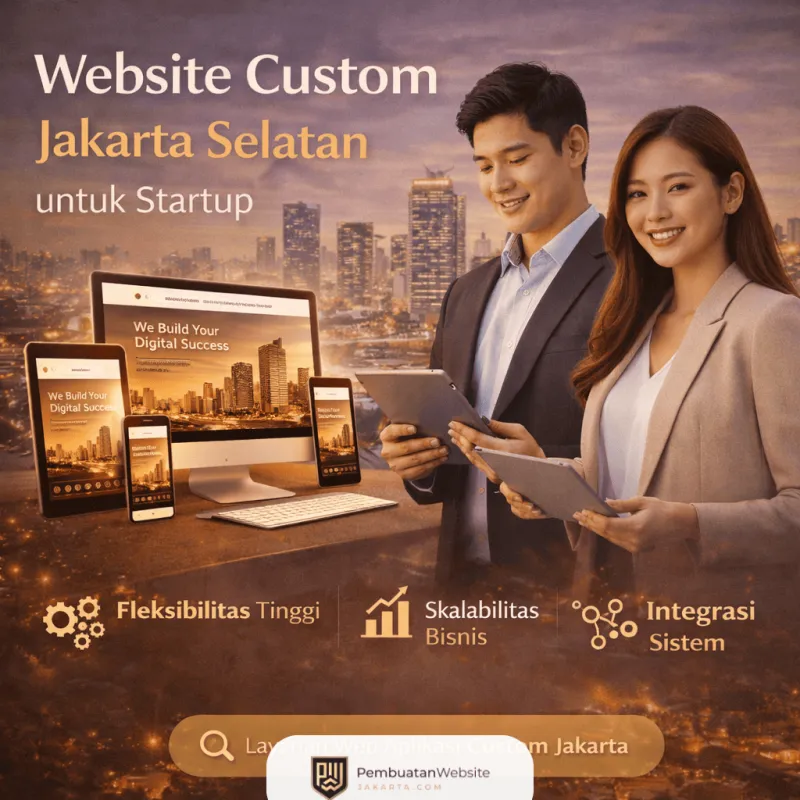 Website Custom Jakarta Selatan untuk Startup